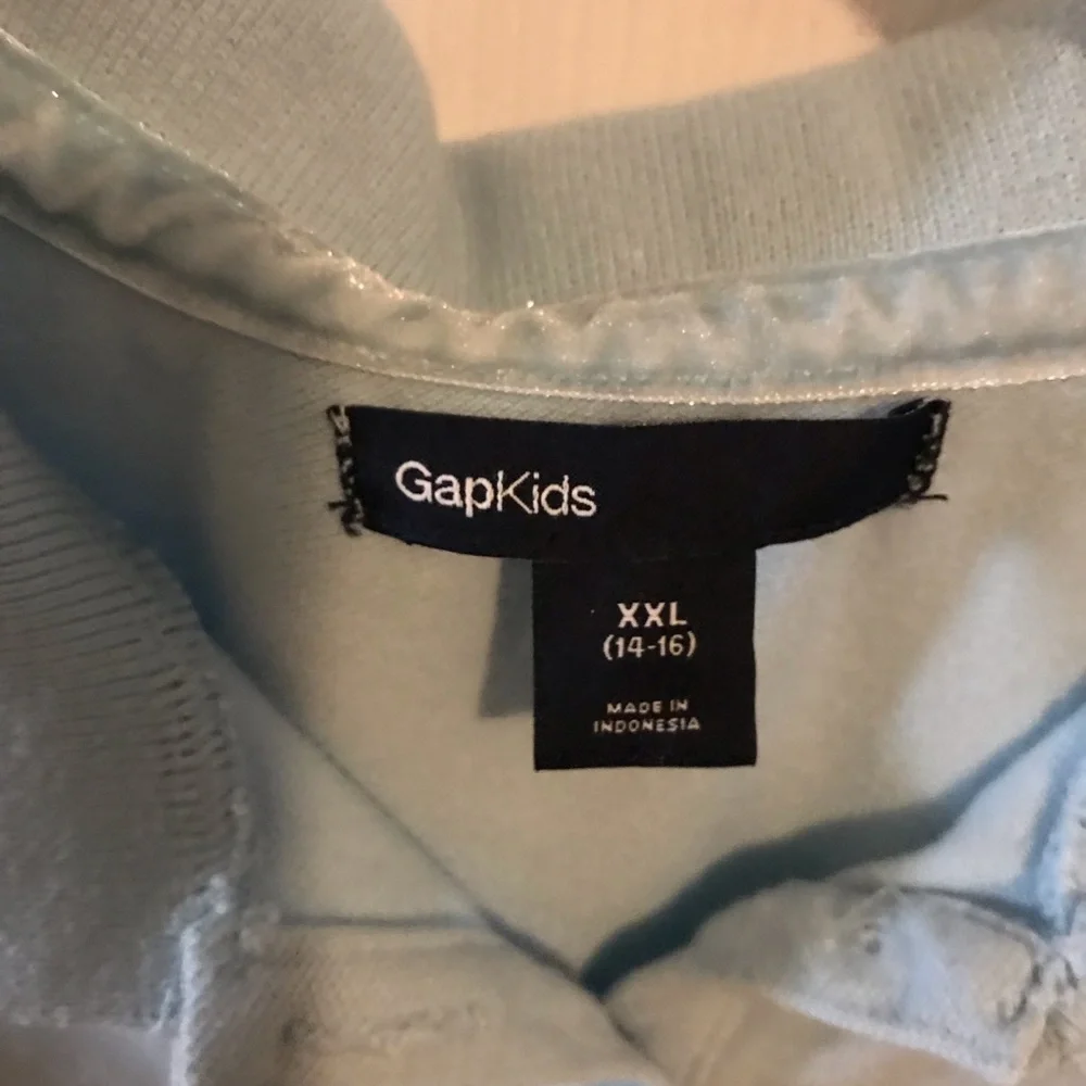 Girls Gap Kids Baby Blue Shirt XXL 14/16